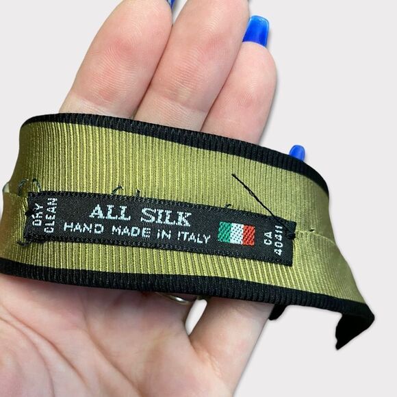 vintage IMPULSE | Handmade Abstract Silk Tie - Picture 5 of 6